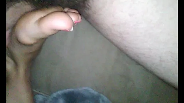 Hot lazy footjob from my wife cool Videos