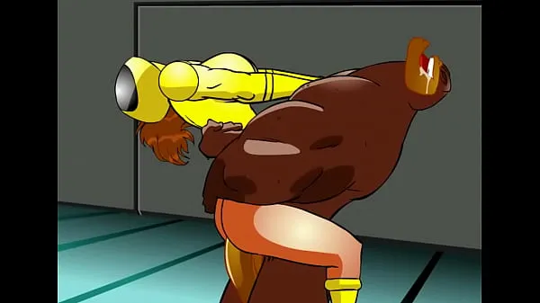 حار Yellow Ranger Bearhug بارد أشرطة الفيديو