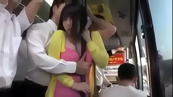 Hot on the bus in Japan cool Videos