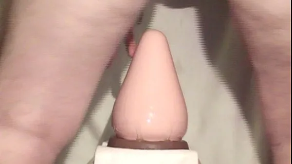 Hot riding giant toy in my ass cool Videos