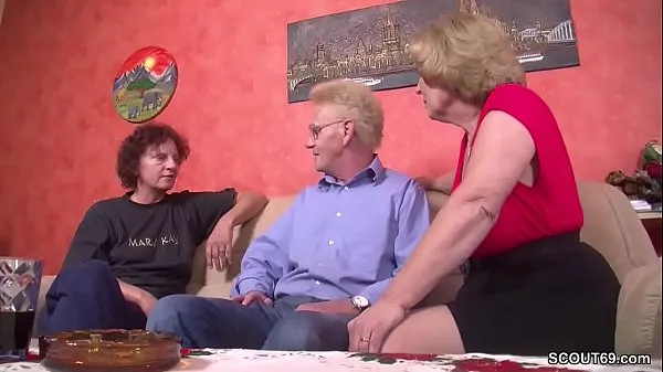 Hot Grandma and Grandpa do it with the horny neighbor cool Videos