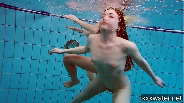 Hot Hot Russian girls swimming in the pool cool Videos