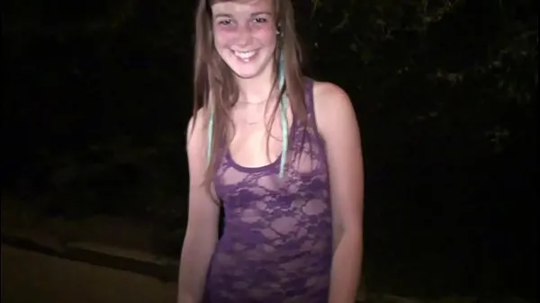Menő Cute young blonde girl going to public sex gang bang dogging orgy with strangers menő videók