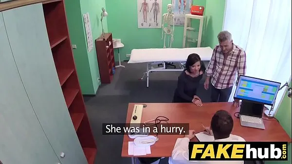 Fake Hospital Czech doctor cums over horny cheating wifes tight pussy Video keren yang keren