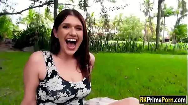 Heta April Dawn swallows cum for some money coola videor
