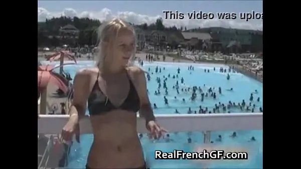 frenchgfs fuck blonde hard blowjob cum french girlfriend suck at swimming pool Video sejuk panas