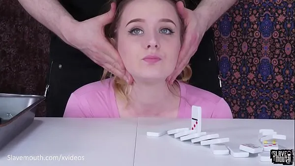 Hot Submissive Jessica Kay gets facefucking and faceslapping and eats ass in a sick game of dominoes cool Videos