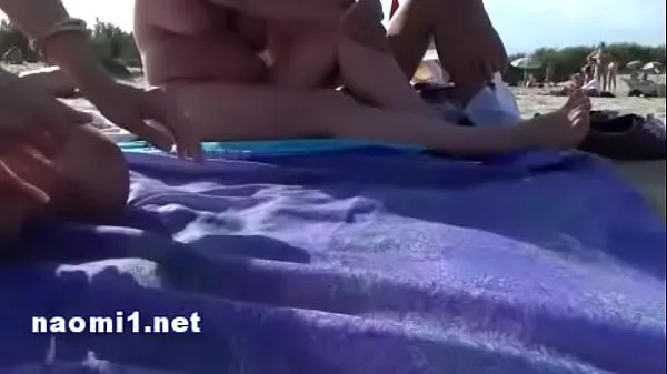 Hot public beach cap agde by naomi slut kule videoer