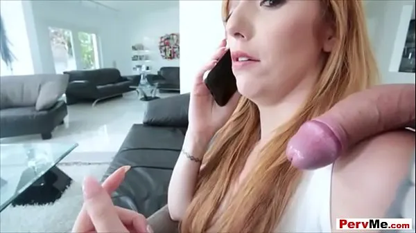 Heta Stepmom sucks my cock while she is on a conference call coola videor