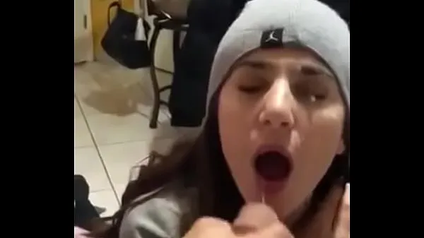 Hot she sucks it off and they cum on her face cool Videos