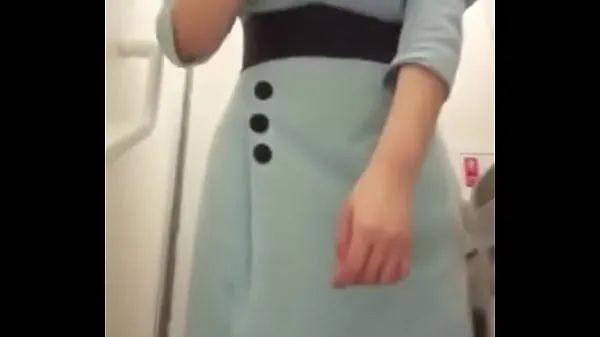 Hot Xiamen Airlines flight attendant touched herself cool Videos