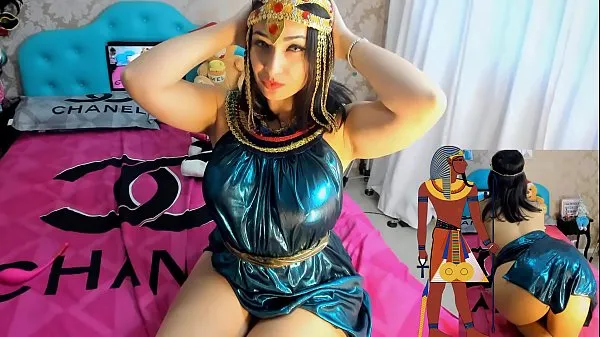 Hot Cosplay Girl Cleopatra Hot Cumming Hot With Lush Naughty Having Orgasm kule videoer