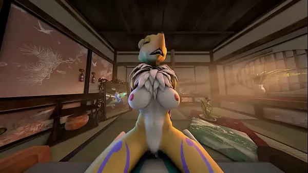Hot Renamon handjob and cow girl (first person cool Videos