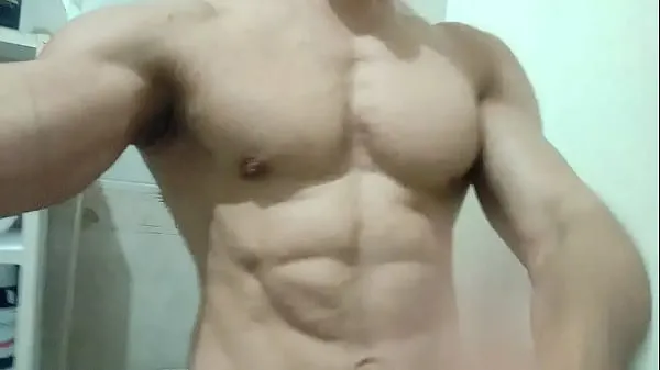 Hot Latino boy checking his body conditioning... sensing on camera cool Videos