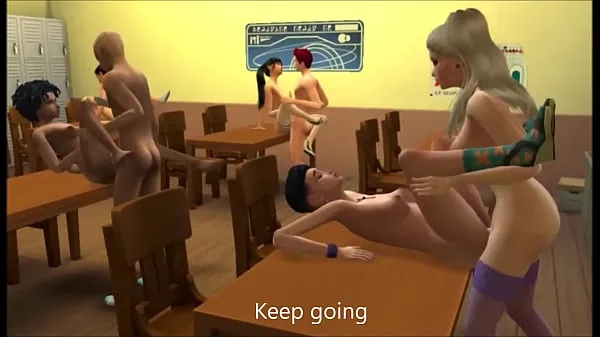 Sıcak The Sims XXX In school harika Videolar