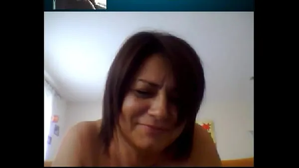 Vroči Italian Mature Woman on Skype 2 kul videoposnetki
