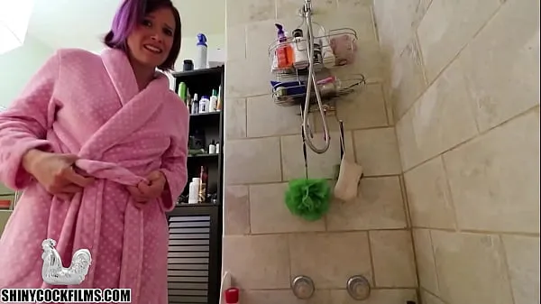 Hot StepSon Guilt Trips StepMom Into Sponge Bath - Jane Cane cool Videos