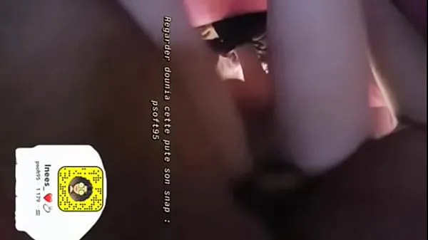 Hot Dounia beurette deep throat, anal gangbang handjob is filmed live on snap: Psoft95 cool Videos