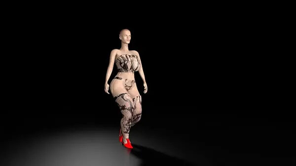 Menő Big Butt Booty 3D Models menő videók