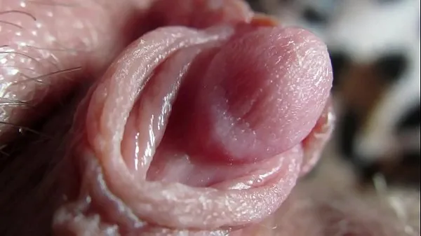 Hot Extreme close up on my huge clit head pulsating cool Videos