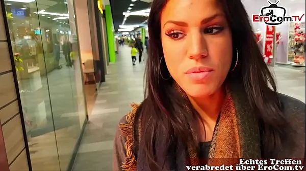 Hot German amateur latina teen public pick up in shoppingcenter and POV fuck with huge cum loads cool Videos