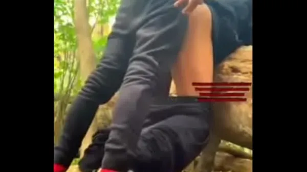 Raw fuck in the park and dripping creampie cum inside Video sejuk panas
