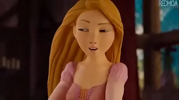Hotte Rapunzel giving a blowjob to flynn | visit seje videoer