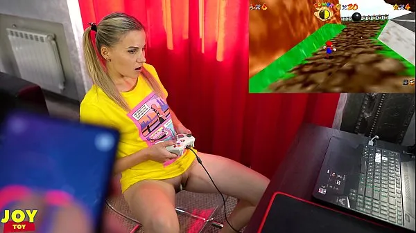 Letsplay Retro Game With Remote Vibrator in My Pussy - OrgasMario By Letty Black Video thú vị hấp dẫn