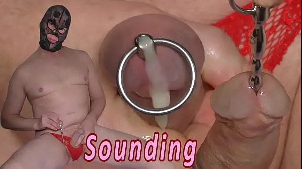 Menő Sounding with cumshot. Urethral inserting toy kinky bdsm from Holland menő videók