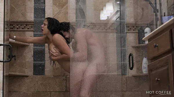 He tought he would get a regular shower but I fucked him and made him cum inside of me Video thú vị hấp dẫn