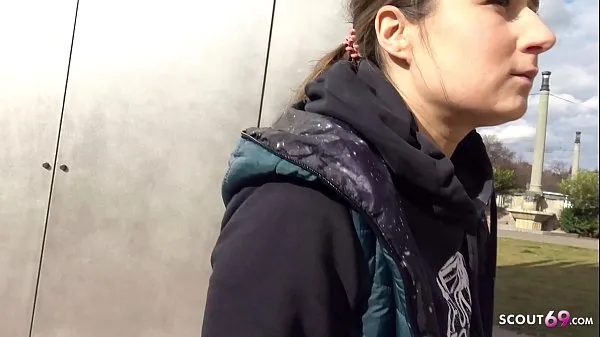 ホットドイツのスカウト-本当のストリートキャスティングで現金のための恥ずかしがり屋のスリムチェコのティーンファッククールなビデオ
