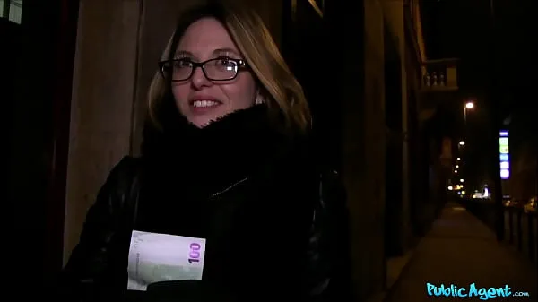 Hot Public Agent French Babe in Glasses Fucked on a Public Stairwell cool Videos
