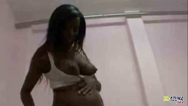 ホットFUCKING MY LOVER PREGNANT EBONYクールなビデオ