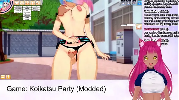 Καυτά VTuber LewdNeko Plays Koikatsu Party Part 3 δροσερά βίντεο