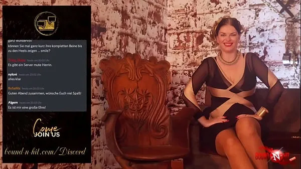 Žhavá BoundNHit Discord Stream mit Domina Lady Julina skvělá videa