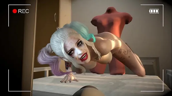 Gorące Harley Quinn sexy webcam Show - 3D Porn fajne filmy