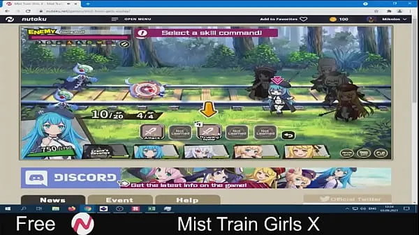 گرم Mist Train Girls X ( free game nutaku ) RPG JRPG ٹھنڈے ویڈیوز