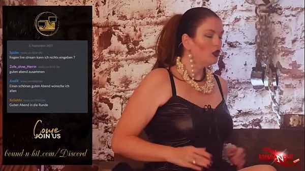Hot BoundNHit Discord Stream # 7 Fetish & BDSM Q&A with Domina Lady Julina cool Videos