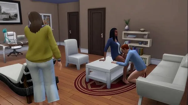 Ebony Shemale Marriage Counselor Fuck Client In Front of His Wife (The Sims 4 | 3D Hentai Video keren yang keren