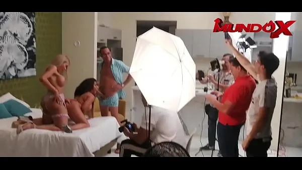 Behind the scenes - They invite a trans girl and get fucked hard in the ass Video sejuk panas