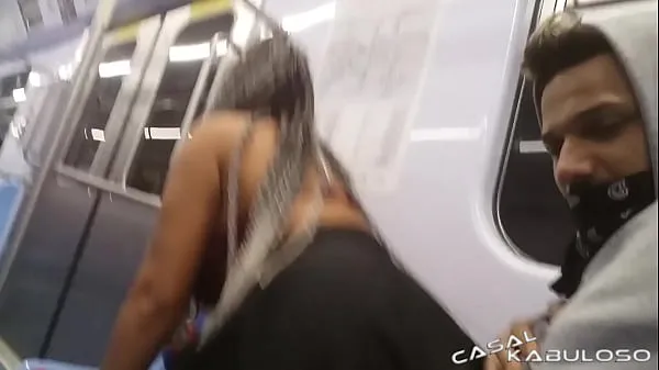 Hot Taking a quickie inside the subway - Caah Kabulosa - Vinny Kabuloso kule videoer