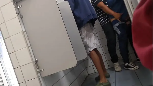 Hot fuck in the public bathroom cool Videos