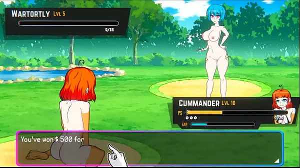 Oppaimon [Pokemon parody game] Ep.5 small tits naked girl sex fight for training Video sejuk panas