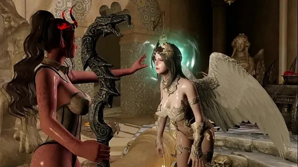 حار Mind Controlled Angel Gets Fucked Pt.1 - 3D Animation Skyrim بارد أشرطة الفيديو