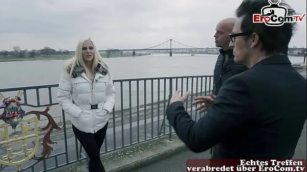 Menő german naive blonde teen pick up after flirt on street 3some menő videók