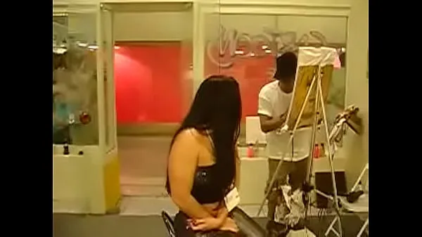 Monica Santhiago Porn Actress being Painted by the Painter The payment method will be in the painted one Video sejuk panas