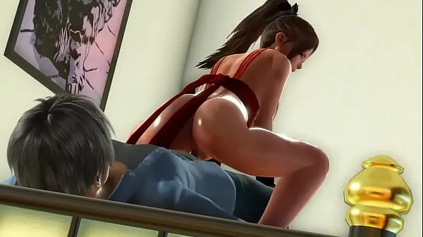 Hot Mai Shiranui the king of the fighters cosplay has sex with a man in hot porn hentai gameplay kule videoer