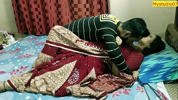 Heta Indian xxx milf bhabhi real sex with husband close friend! Clear hindi audio coola videor