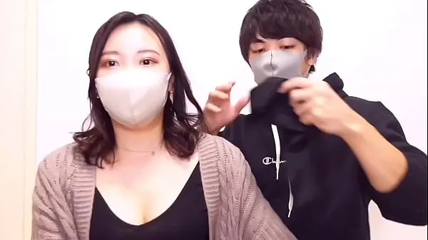 Hotte Blindfold taste test game! Japanese girlfriend tricked by him into huge facial Bukkake seje videoer