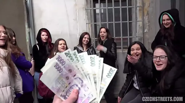 Hot CzechStreets - Teen Girls Love Sex And Money cool Videos